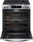 Frigidaire 30" Front Control Gas Range In Stainless Steel, , large