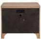 Universal Furniture Modern Walker 4 Piece Queen Panel Bedroom Set in Natural Oak with AC Outlets and USB Ports, , large