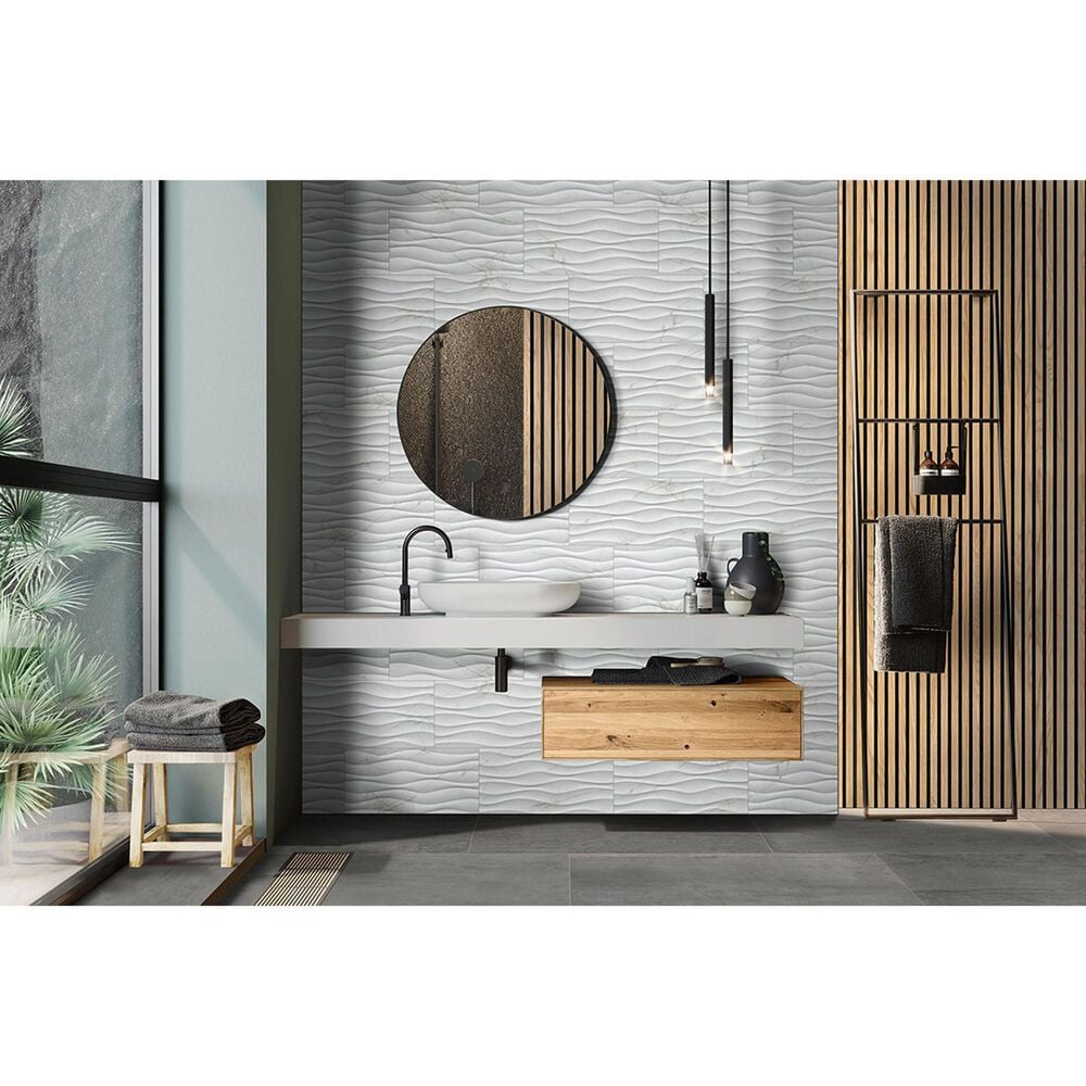 MS International Acoustic Wood Slat Natural 9.5&quot; x 120&quot; Wall Panels, , large