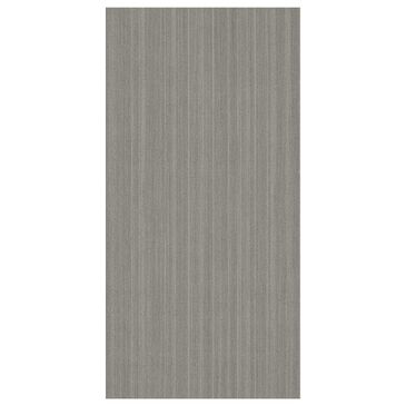 Dal-Tile Fabric Art Modern Linear Medium Gray 12" x 24" Porcelain Tile, , large