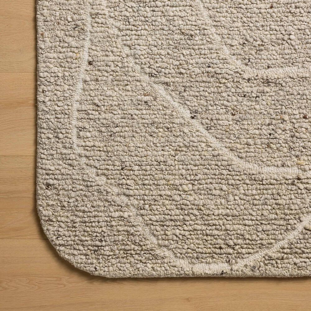 Loloi Otis Oatmeal and Ivory 7&#39;9&quot; x 9&#39;9&quot; Area Rug, , large