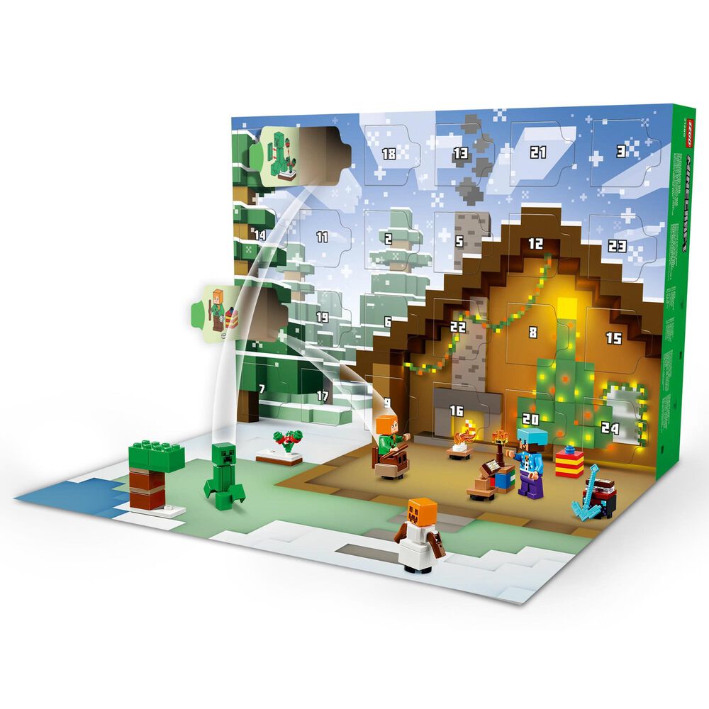 LEGO Minecraft Advent Calendar 2025 Building Set, , large