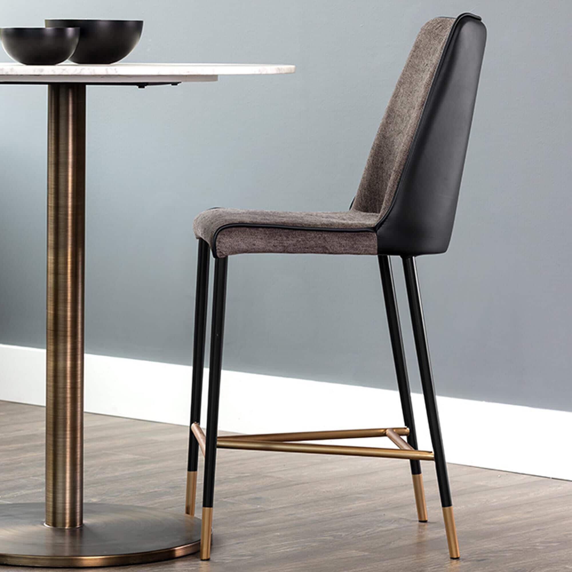 Copper and best sale grey bar stools