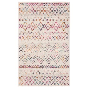 Safavieh Madison MAD798A 2"3" x 4" Ivory and Fuchsia Scatter Rug, , large