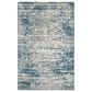 Safavieh Aria ARA156B 4" x 6" Blue and Creme Area Rug, , large