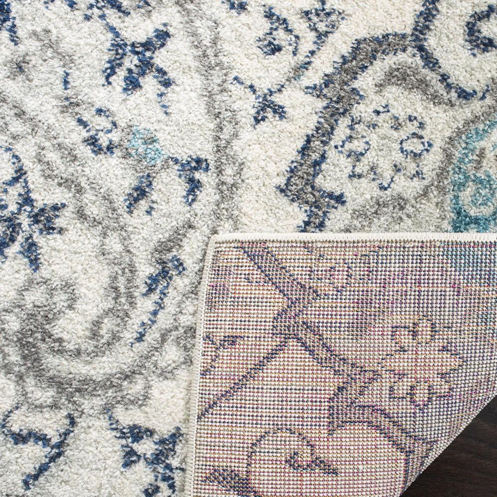 Safavieh Madison MAD600C 2&#39;3&quot; x 22&#39; Cream and Light Grey Runner, , large