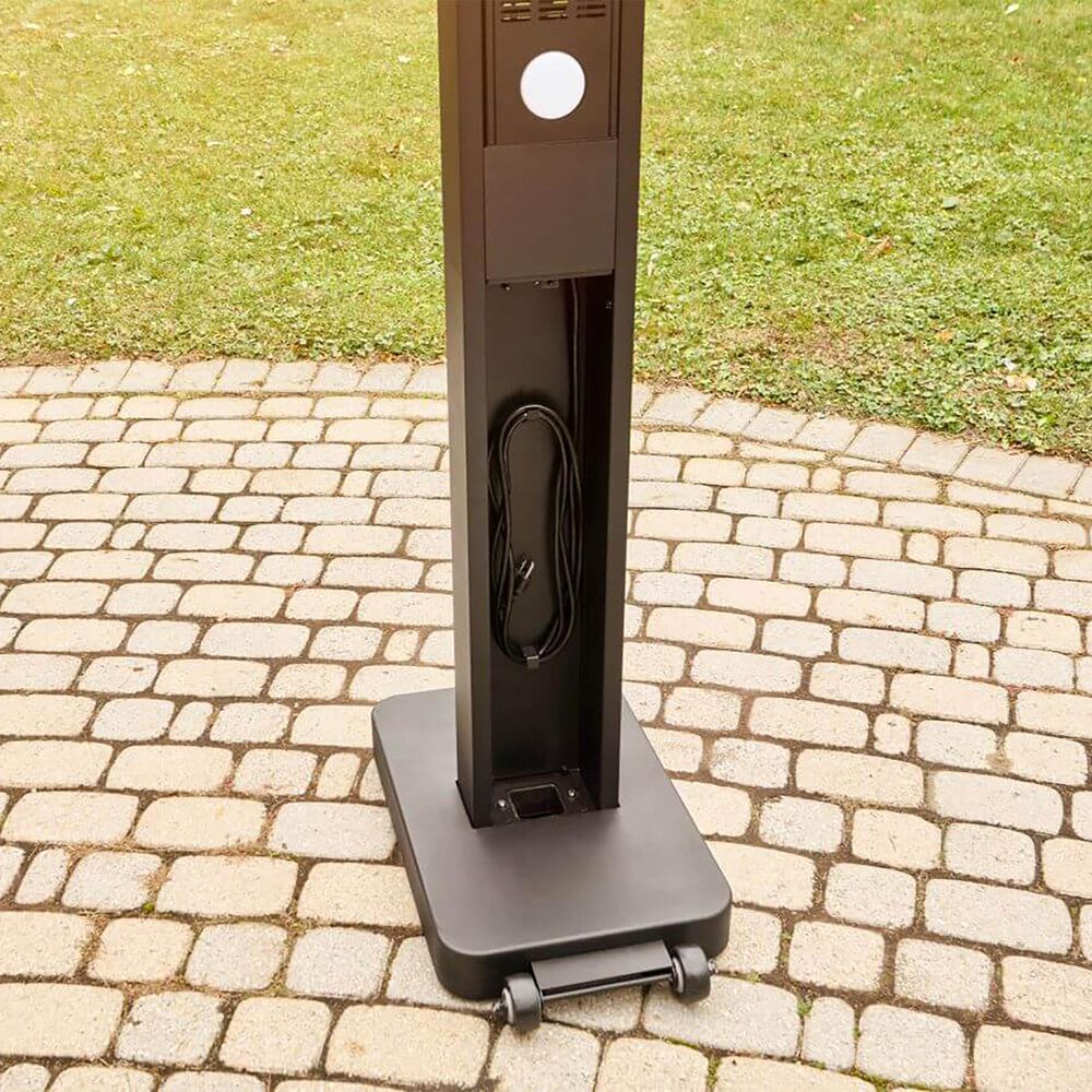Napoleon Phantom Freestand Outdoor Electric Infrared Heater in Matte Black, , large