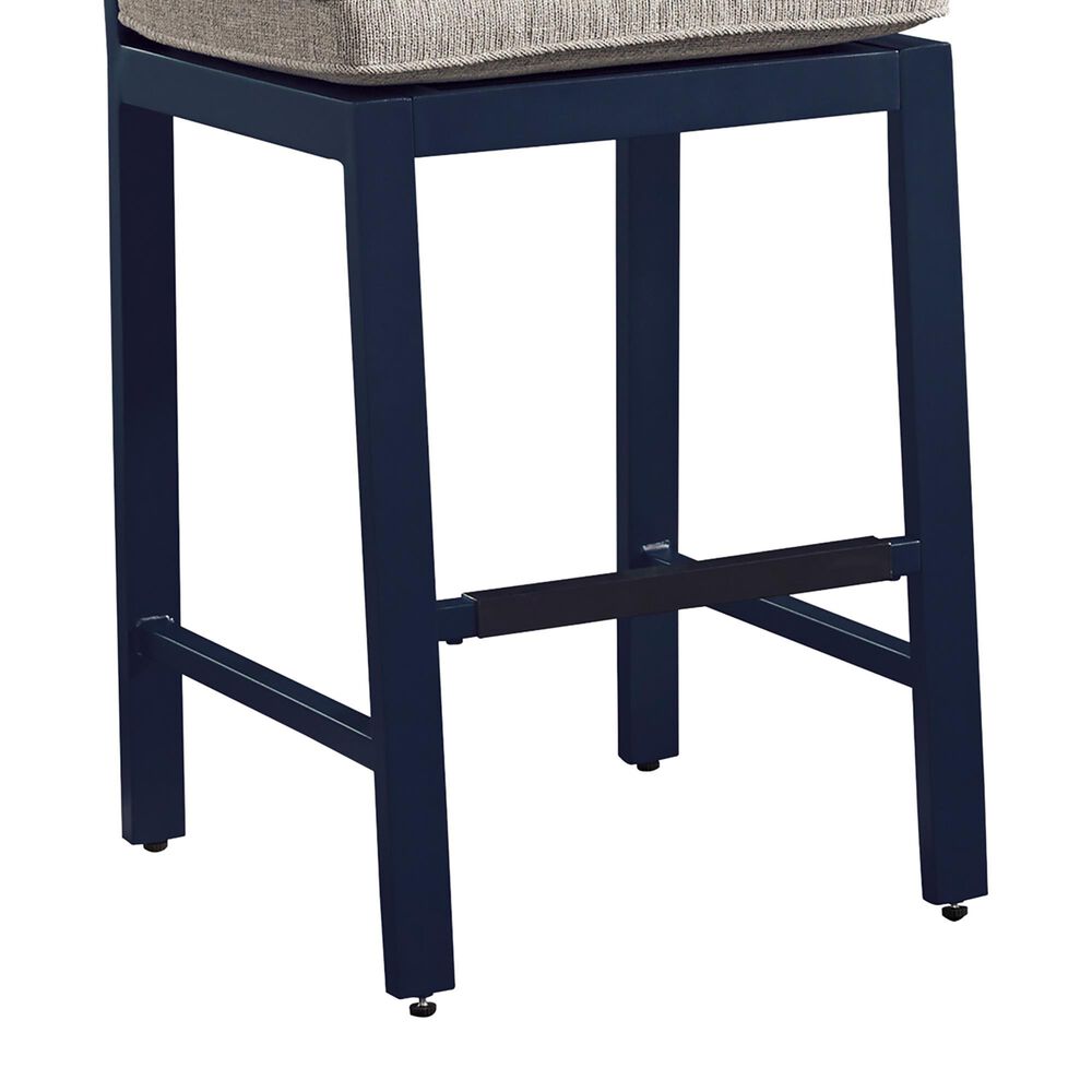 Ashley East Beach Barstool in Navy Blue (Set of 2), , large
