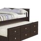Forest Grove Twin Bed with Trundle in Dark Cappuccino, , large