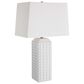 Uttermost Table Lamp in Gloss White, , large