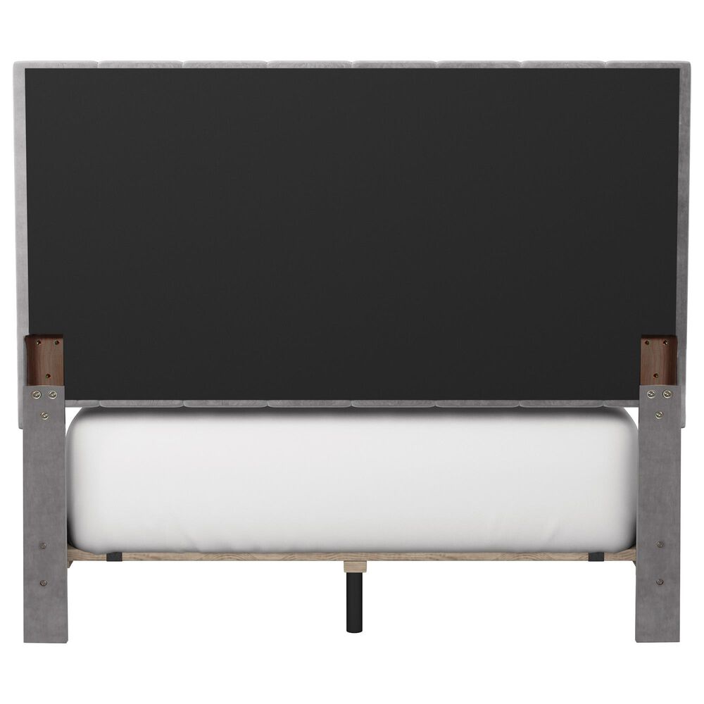 Richlands Furniture Crestone Full Upholstered Platform Bed in Gray, , large