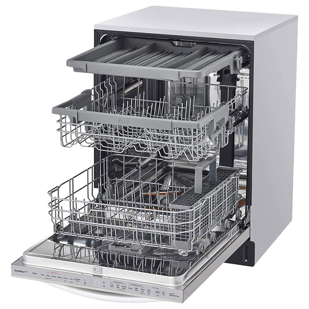LG 24&quot; Built-In Bar Handle Dishwasher with 3rd Rack in Stainless Steel, , large