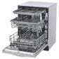 LG 24" Built-In Bar Handle Dishwasher with 3rd Rack in Stainless Steel, , large