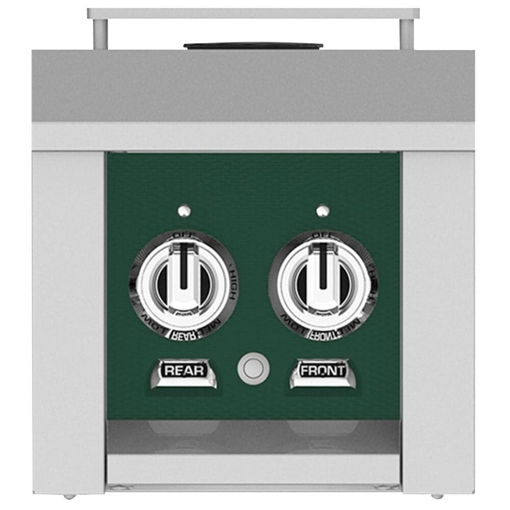 Hestan 12" Built-In Liquid Propane Double Side Burner in Grove Green, , large