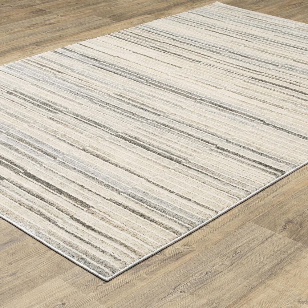 Oriental Weavers Oliver Blue and Grey 3'3" x 5' Area Rug, , large
