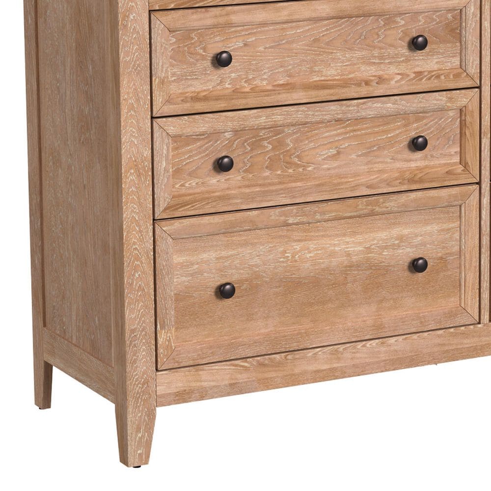Hawthorne Furniture San Mateo 5-Piece Queen Storage Bedroom Set in Wheat, , large