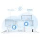 TP Link Deco Wi-Fi 6 System Router in White (Set of 3), , large