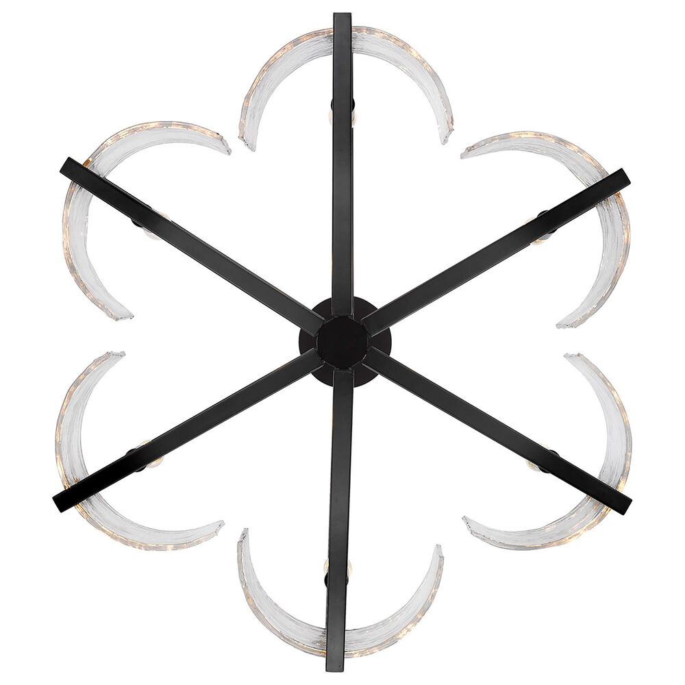 Golden Lighting Varsha 6-Light Chandelier in Matte Black, , large