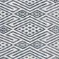 Safavieh Micro-Loop MLP611M 2"3" x 7" Blue and Ivory Runner, , large