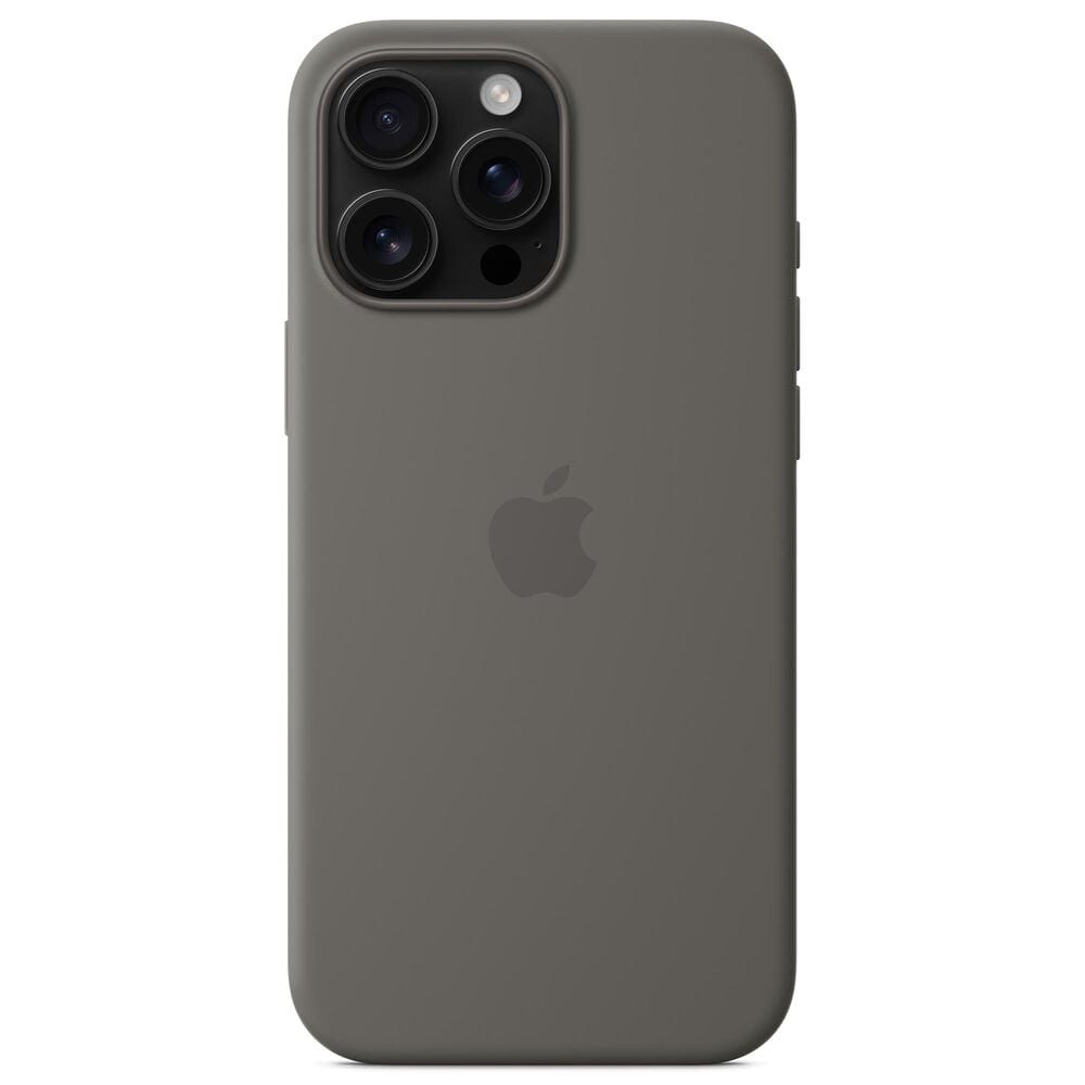 Apple Silicone Case with MagSafe for iPhone 16 Pro Max in Stone Gray, , large