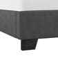 Richlands Furniture Willow Queen Upholstered Panel Bed in Gray Fog and Espresso, , large