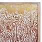 Maple and Jade 20" x 20" Eclectic Floral Wall Decor in White, Gold, Orange and Red (Set of 4), , large