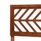 Baxton Studio Olsen Queen Headboard in Walnut Brown, , large