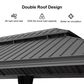 HOMLUX 12"X20" Hardtop gazebo with double roof in Bronze in Gray, , large