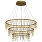 Golden Lighting Lucerna 3-Tier 1-Light LED Chandelier in Gold, , large