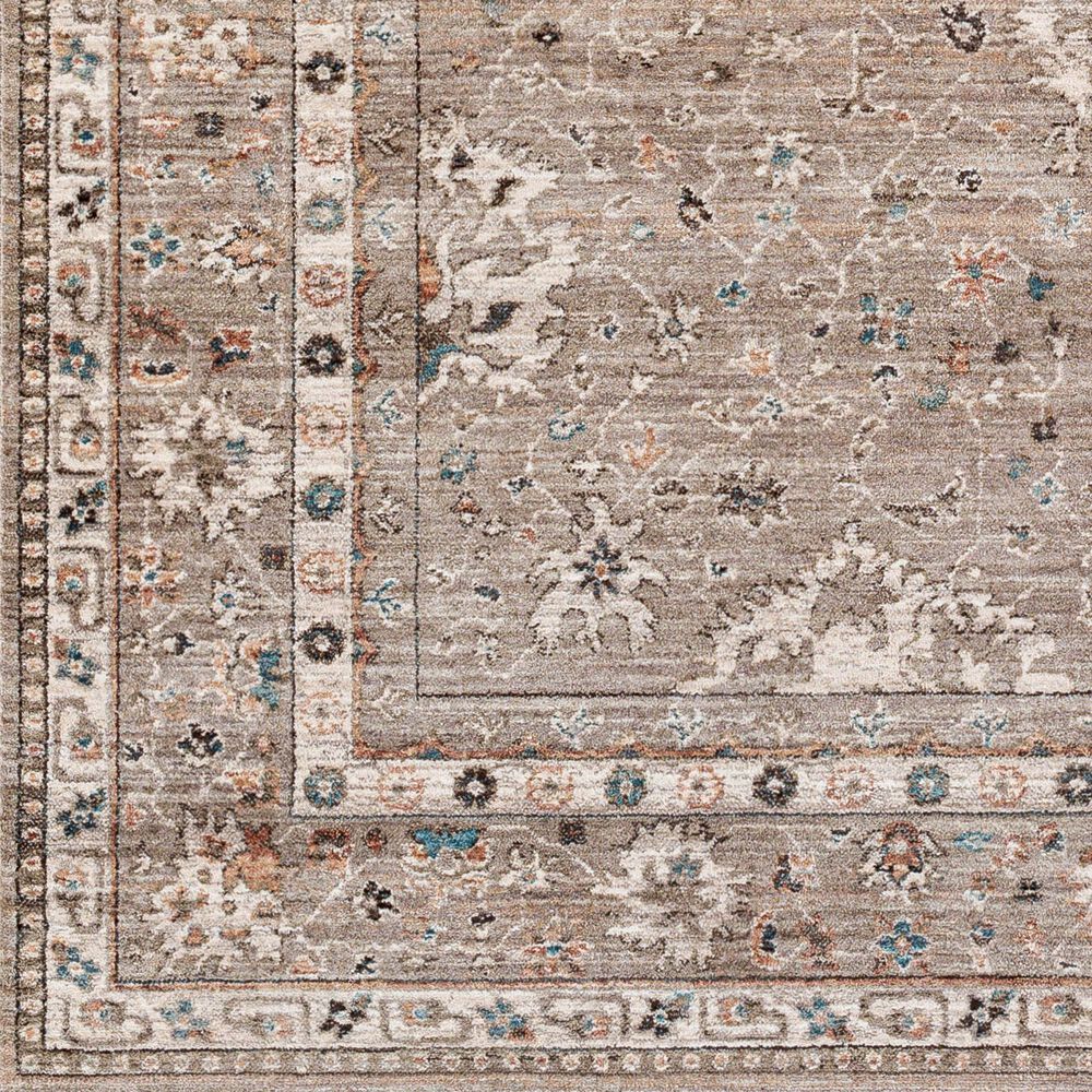 Surya Carlisle 2&#39;11&quot; x 10&#39; Sage, Ivory, Pale Blue, Charcoal and Brown Runner, , large