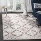 Safavieh Skyler SKY199P 4" x 6" Gray and Pink Area Rug, , large