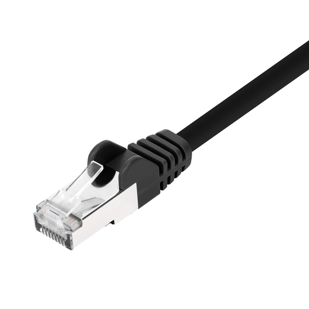 Manhattan Cat8.1 5' Stranded U/FTP Slim Network Patch Cable in Black (Set of 10), , large