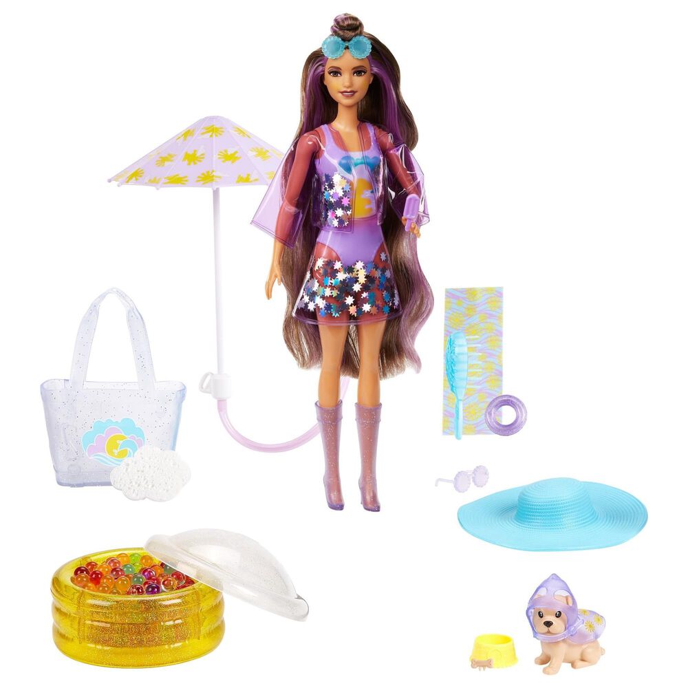 Barbie Color Reveal Doll, Sunshine And Sprinkles Series with 7 Surpises, Color-Change Transformation, , large