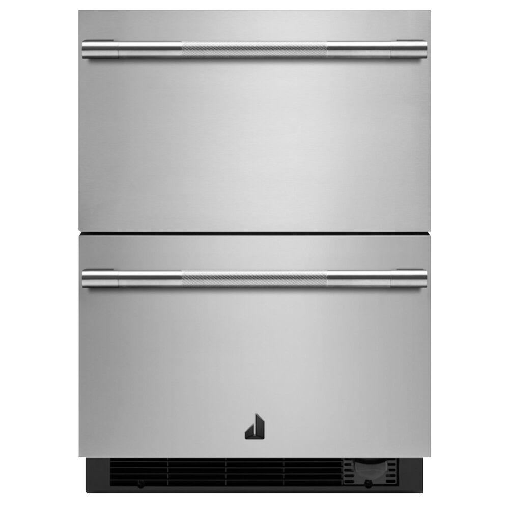 JennAir Rise 24" Double Drawer Refrigerator with Freezer in Stainless Steel, , large