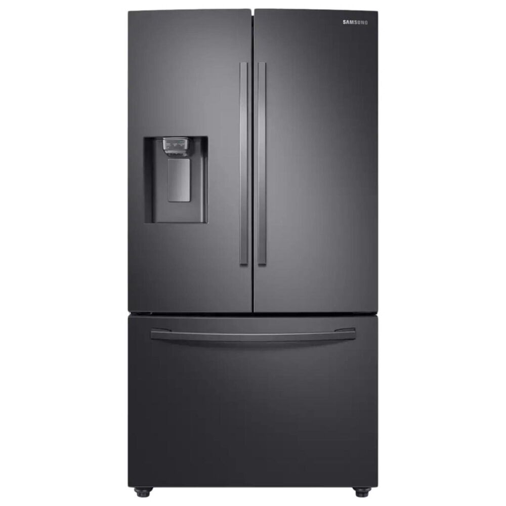 Samsung 22.6 Cu. Ft. Counter-Depth French Door Refrigerator in Black Stainless Steel, , large