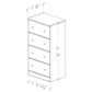 Lemoore Essential 43" 4-Drawer Chest in Storm Grey, , large