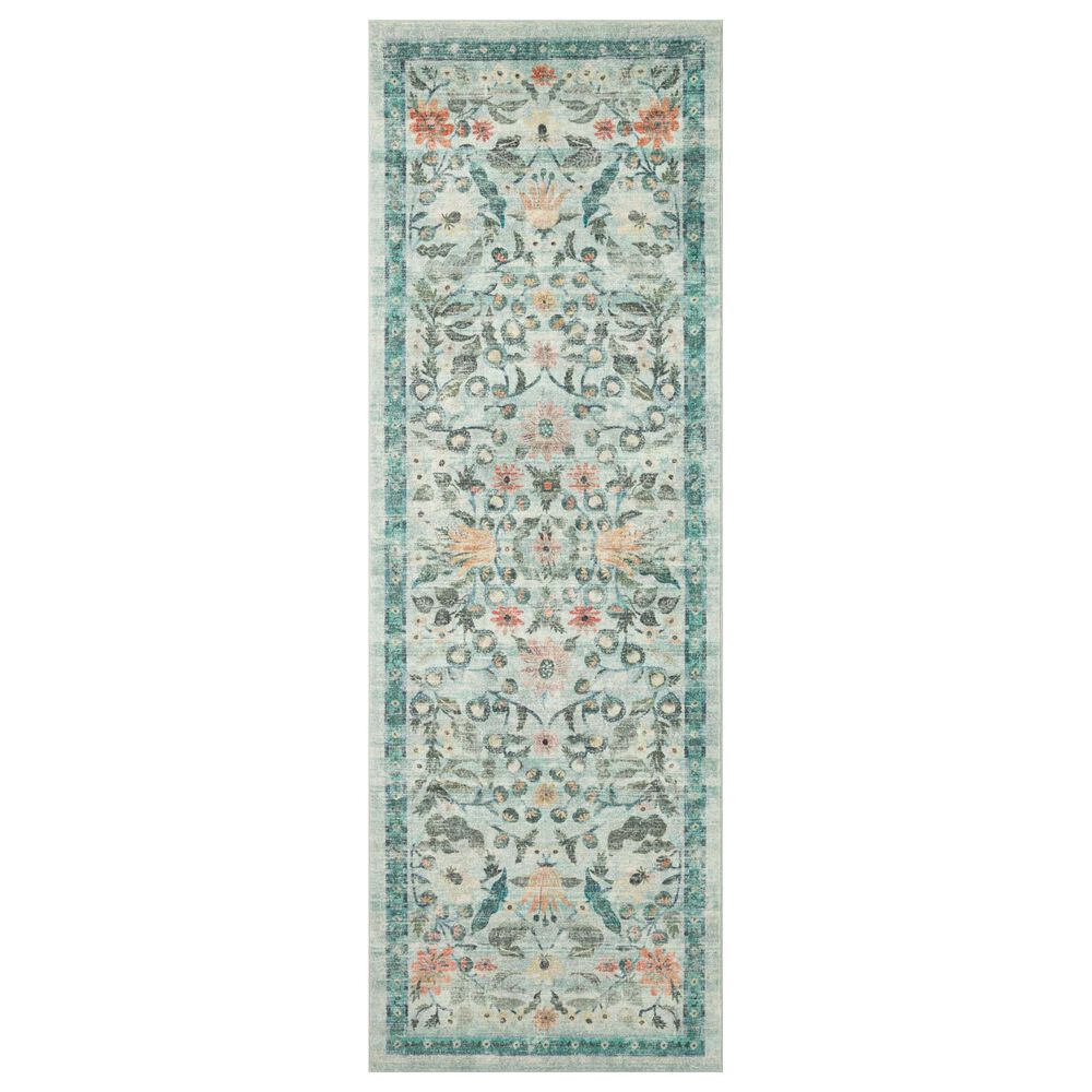 Rifle Paper Co. x Loloi Courtyard 2"6" x 7"6" Eve Sage Runner, , large