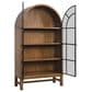 Ashley Greddinton Display Cabinet in Medium Brown and Black, , large