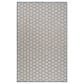 Nourison Twist Reversible 4" x 6" Blue Indoor/Outdoor Area Rug, , large