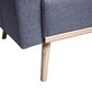 HOMLUX Sofa and Loveseat Set with USB Ports, Pillows and Storage in Dark Gray, , large