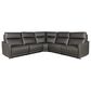Elran Furniture 5-Piece Power Reclining Sectional in Graphite, , large