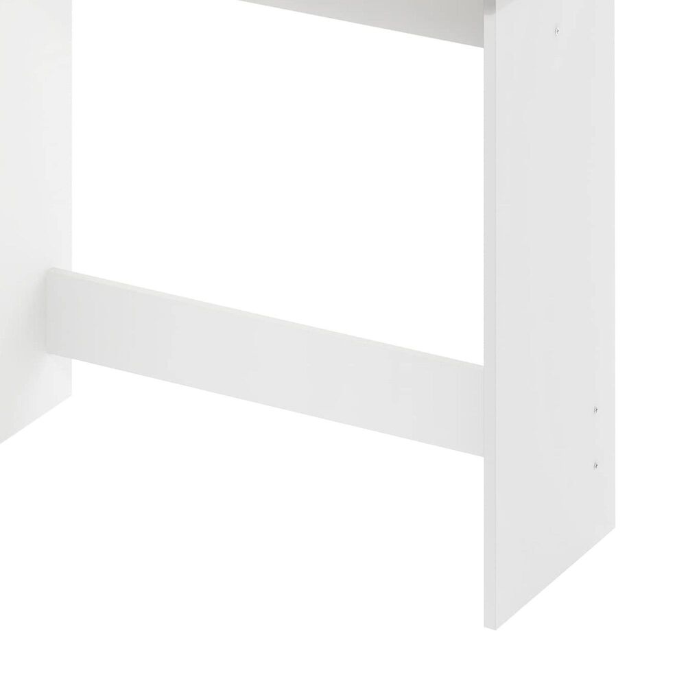 HOMLUX Modern Computer Desk in White, , large