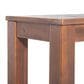 Hearth and Haven 3-Piece Outdoor Courtyard Table and Bench Set in Dark Brown, , large