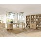 Wycliff Bay Canyon Drive Office 78" Open Bookcase in Natural Oak, , large