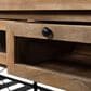 Mercana Stuart I Kitchen Island in Light Brown and Matte Black, , large