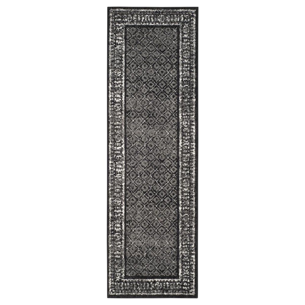 Safavieh Adirondack ADR110A-28 2&#39;6&quot; x 8&#39; Black/Silver Runner, , large