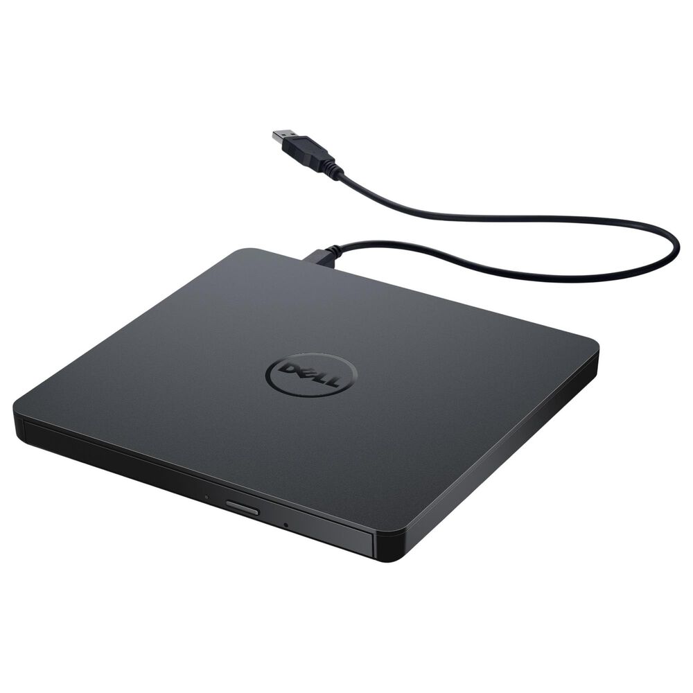 Dell Technologies External USB Slim DVD Optical Drive in Black, , large