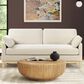 Jennifer Taylor Home Pasadena Stationary Sofa in French Beige Velvet, , large