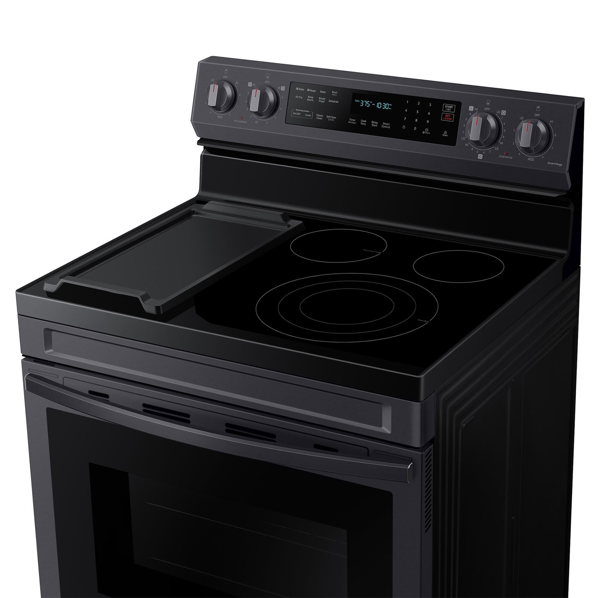 samsung glass top stove griddle