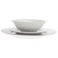 Godinger Silver Inglenook 16-Piece Porcelain Dinnerware Set in White, , large